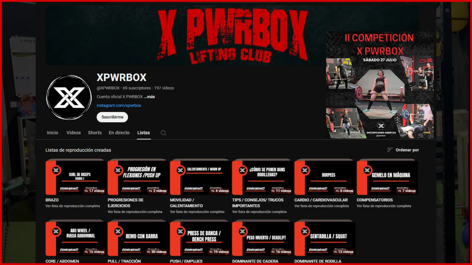 CANAL YOUTUBE